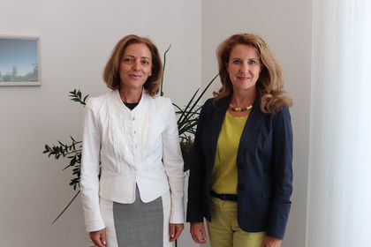 Antrittsbesuch von der außerordentlichen und bevollmächtigten Botschafterin Frau Elena Shekerletova in Hessen und Rheinland-Pfalz